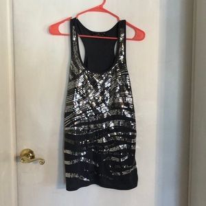 Sequin tank top